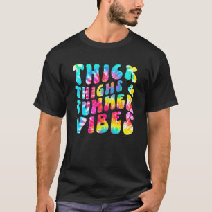 Dikke dijen en zomervibes Hallo zomervakantie T-shirt
