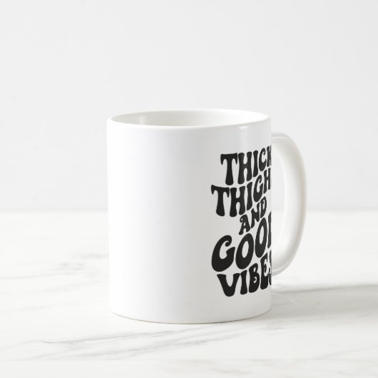 Dikke Dijen Goede Vibes, Lichaamspositiviteit, Gym Koffiemok (Voorkant rechts)