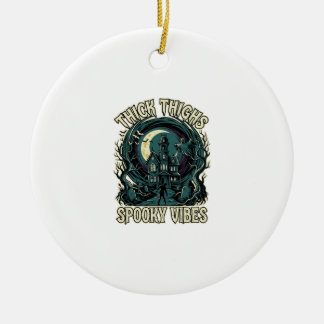 Dikke Dijen Griezelige Sfeer Halloween Spokenhuis Keramisch Ornament