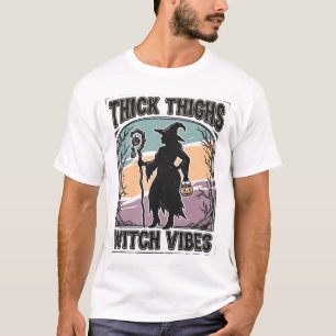 Dikke Dijen Heks Vibes Vintage Halloween T-shirt_1 T-shirt