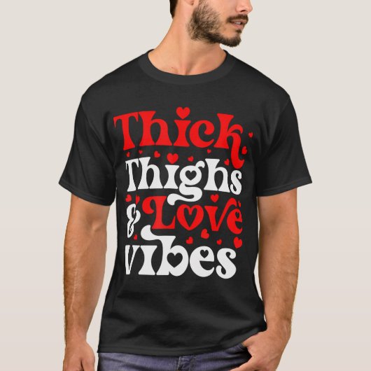 Dikke Dijen Liefde Vibes Valentijnsdag T-shirt (Voorkant)