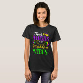 Dikke Dijen Mardi Gras Sfeer Design T-shirt (Voorkant volledig)