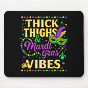 Dikke Dijen Mardi Gras Sfeer Fleur De Lis Masker Muismat