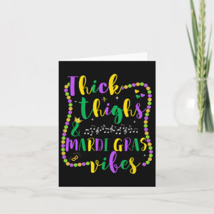 Dikke Dijen Mardi Gras Vibes Vrouwen Kaart