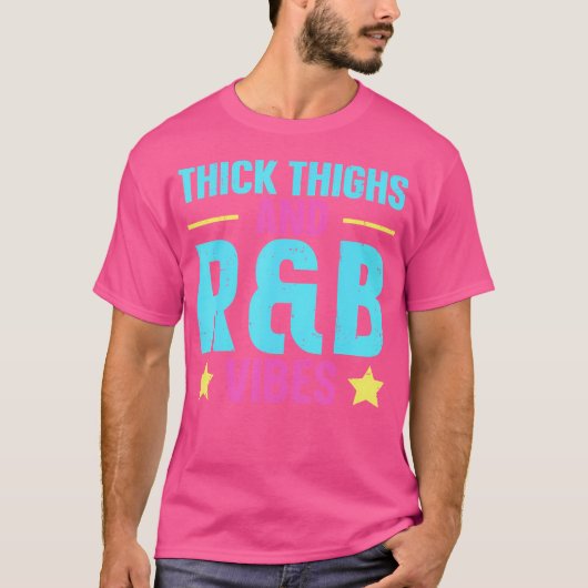 Dikke dijen Rb vibes T-shirt (Voorkant)