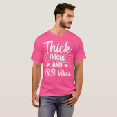 Dikke dijen Rb vibes T-shirt (Voorkant volledig)