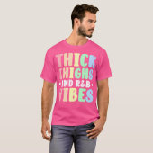 Dikke dijen Rb vibes T-shirt (Voorkant volledig)