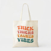 Dikke Dijen Taurus Vibes Taurus Seizoen Meisje Ret Tote Bag (Voorkant)