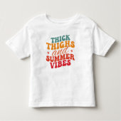 Dikke Dijen & Zomer Vibes Beach Grocery Kinder Shirts (Voorkant)