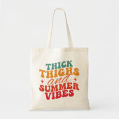 Dikke Dijen & Zomer Vibes Beach Grocery Tote Bag (Voorkant)