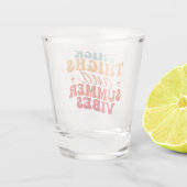 Dikke Dijen & Zomer Vibes Beach Shot Glas (Achterkant)