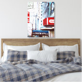 Dikke dinsdagavond. New York City Canvas Afdruk (Insitu (Slaapkamer))