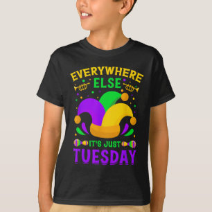 Dikke dinsdagen - Overal anders is het gewoon dins T-shirt