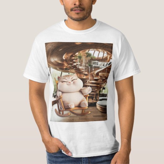 Dikke en bruisende koffietijd t-shirt (Voorkant)