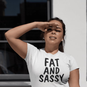 DIKKE EN SASSY T-shirts, BBW Tri-Blend Shirt