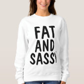DIKKE EN SASSY T-shirts, BBW Trui (Voorkant)