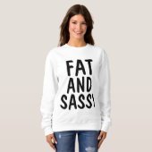 DIKKE EN SASSY T-shirts, BBW Trui (Voorkant volledig)