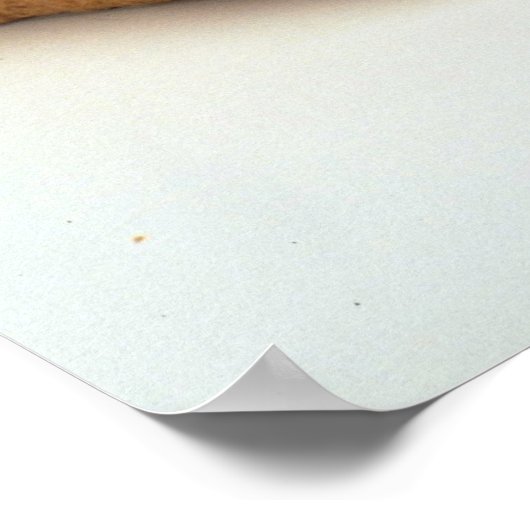 Dikke gespleten tarwebrood poster (Hoek)