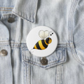 Dikke Gevleugelde Hommel Ronde Button 7,6 Cm (In situ)