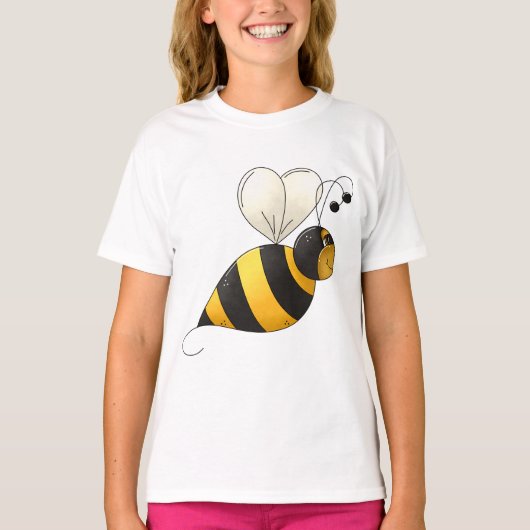 Dikke Gevleugelde Hommel T-shirt (Voorkant)