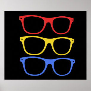 dikke glazen poster