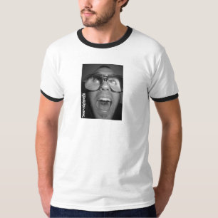 Dikke glazen voor haren t-shirt