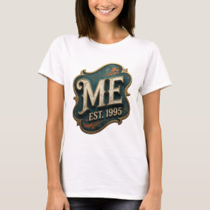 Dikke Goud ME EST 1995 3D-tekstkunst T-shirt