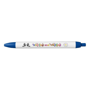 Dikke Heksen en Queer Manen Blauwe Inkt Pen