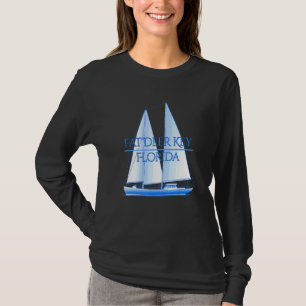 Dikke Herten Key Florida Kustzeilboot T-shirt