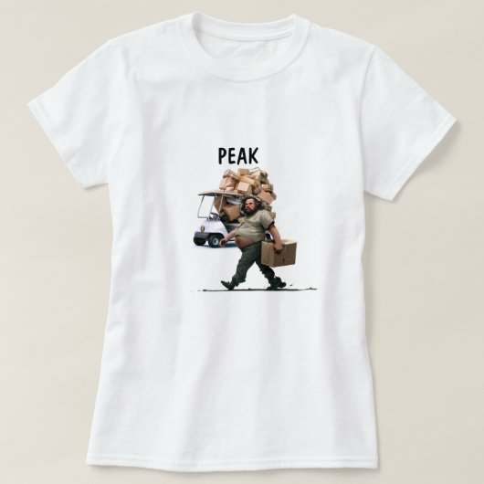 Dikke Jongen Bezorger T-shirt (Design voorkant)