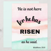 Dikke Kaart Pastel Kleur Paas Collectie (Voorkant / Achterkant)