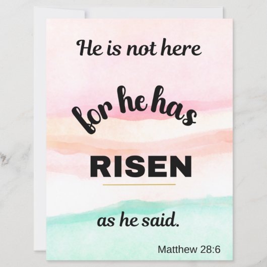 Dikke Kaart Pastel Kleur Paas Collectie (Voorkant)