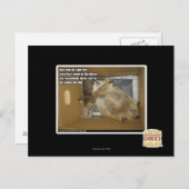 Dikke kamergenoot briefkaart (Voorkant / Achterkant)