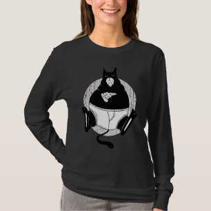Dikke Kat Houdt Van Pizza Alles Wat Ik Nodig Had I T-shirt