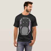 dikke Kat kijkt boos T-shirt (Voorkant volledig)