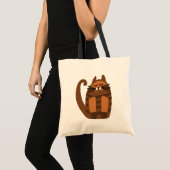 dikke kat rufus tote bag (Voorkant (product))