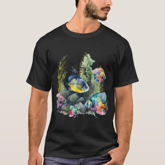 Dikke Kat Vissen T-shirt (Voorkant)