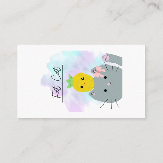 Dikke kattenkaarten informatiekaartje (Achterkant)