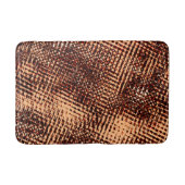 Dikke krassen met kruising in sinaasappel met scha badmat (Voorkant)