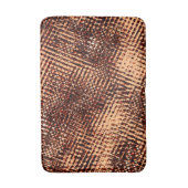 Dikke krassen met kruising in sinaasappel met scha badmat (Voorkant Verticaal)