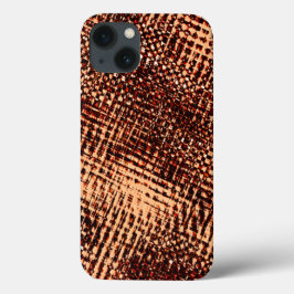Dikke krassen met kruising in sinaasappel met scha Case-Mate iPhone case