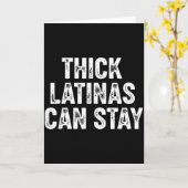 Dikke Latinas Kunnen Blijven  Kaart (Gele Bloem)