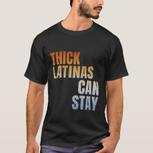 Dikke Latinas Kunnen Zelfverzekerd Blijven Geschen T-shirt
