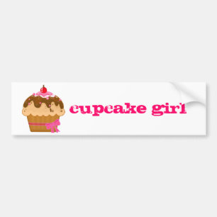Dikke meid bumper sticker...in hete roze bumpersticker