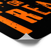 Dikke of trakteer grappige Halloween Workout Fitne Poster (Hoek)