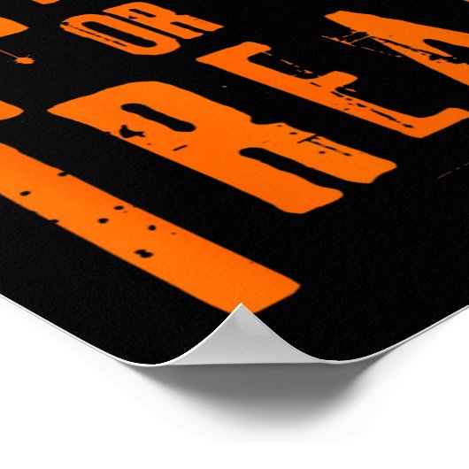 Dikke of trakteer grappige Halloween Workout Fitne Poster (Hoek)