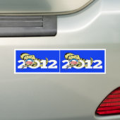 Dikke overwinning 2012 bumpersticker (Op auto)