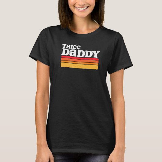 Dikke Papa Retro Grote Kerel T-shirt (Voorkant)