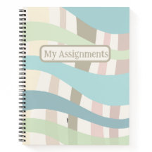 Dikke pastel golvende lijnen opdracht