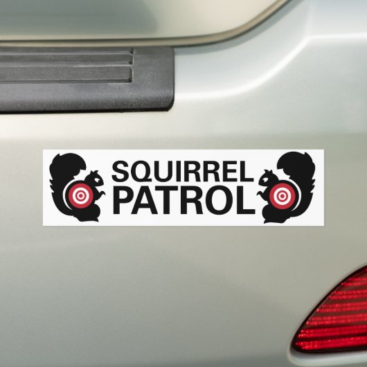 Dikke patrouille bumpersticker (Op auto)